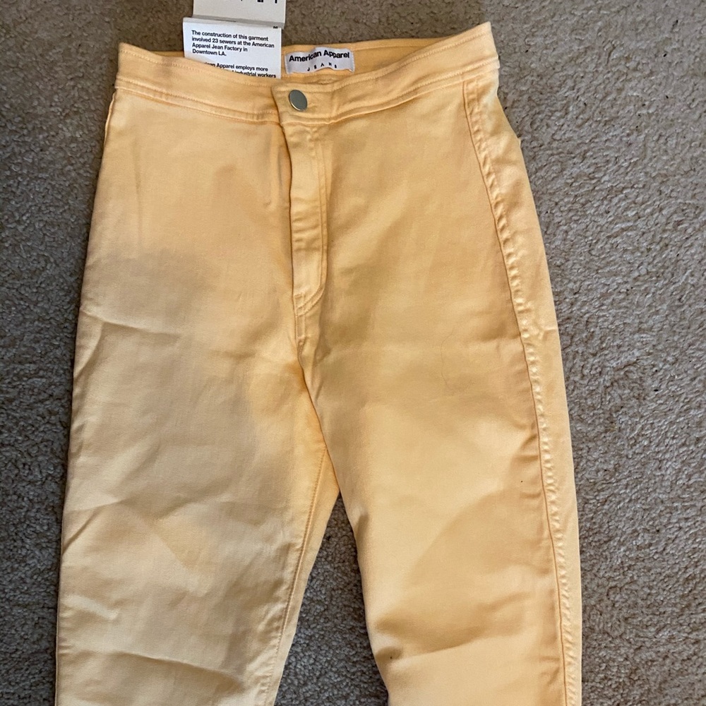 Orange/coral American apparel jeans